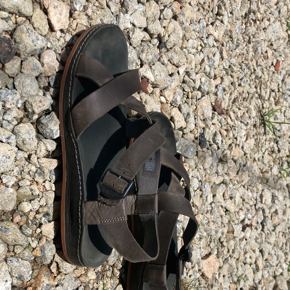 Chaco Women’s Leather Wayfarer Sandal-Otter